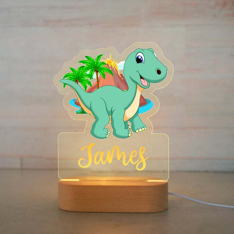 Cute Dinosaur With Lights Ornament