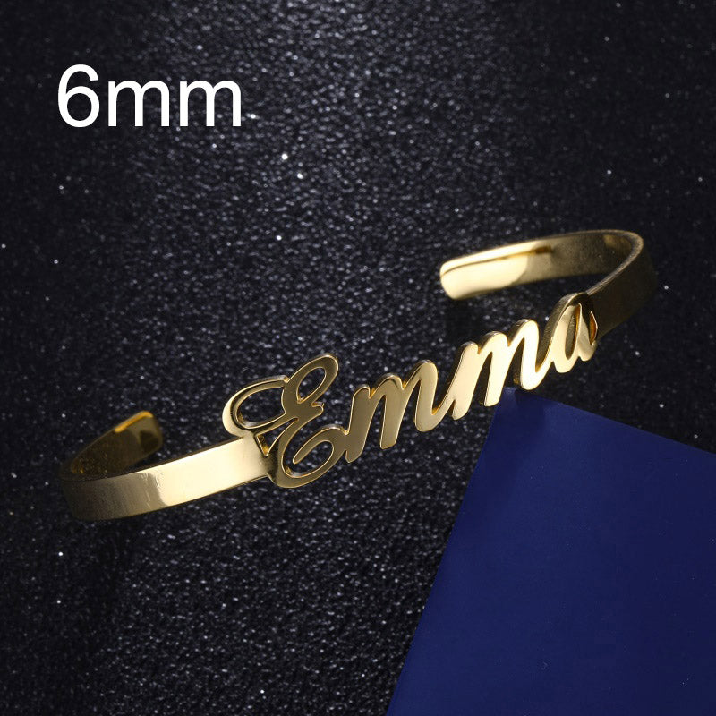 Gold Customize bracelets