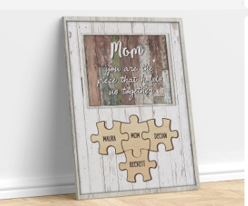 Customized Puzzle picture frame