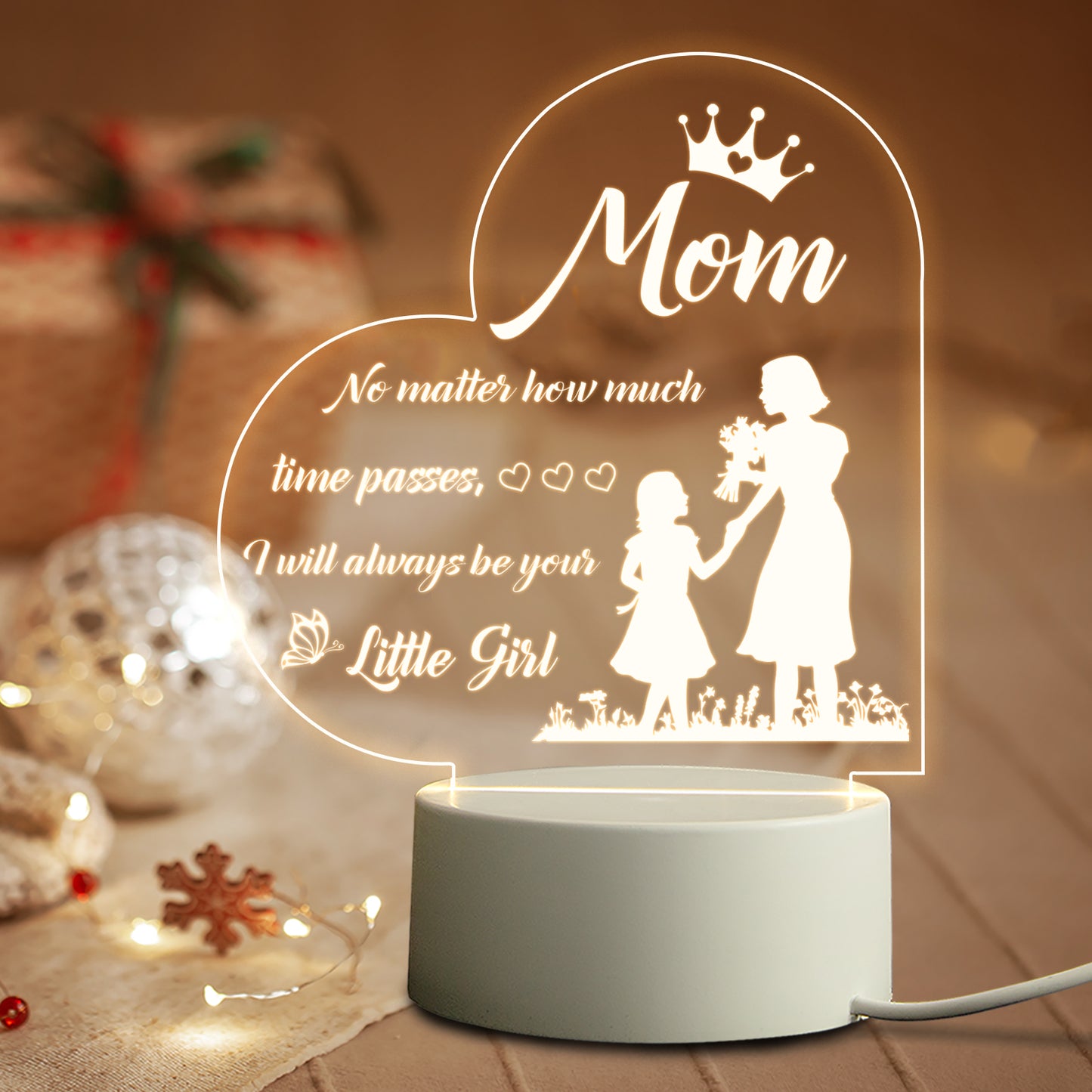 Mini LED decoration for mother
