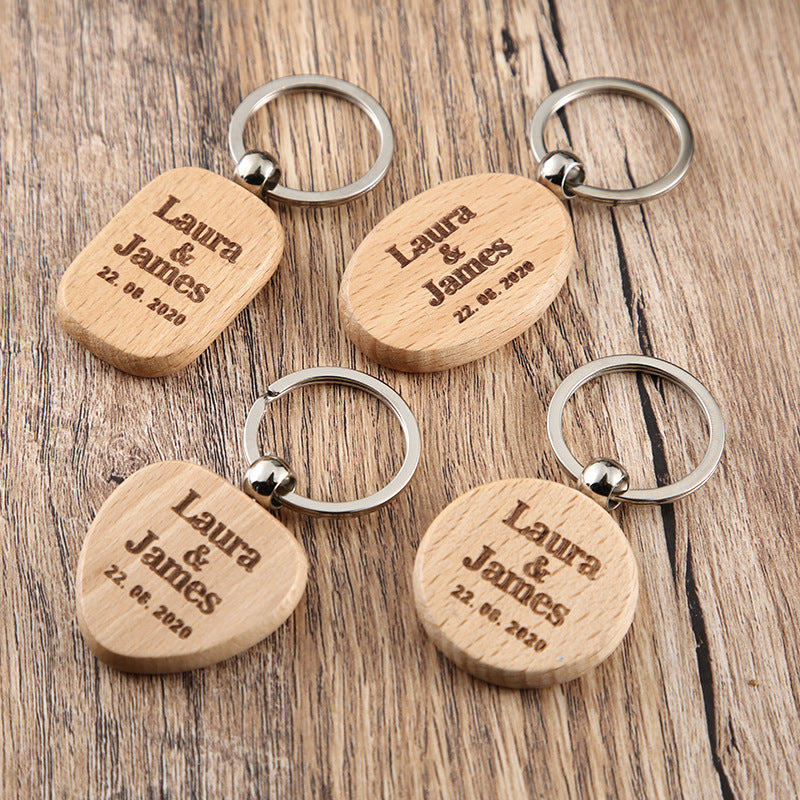 Wooden Keychain for gift