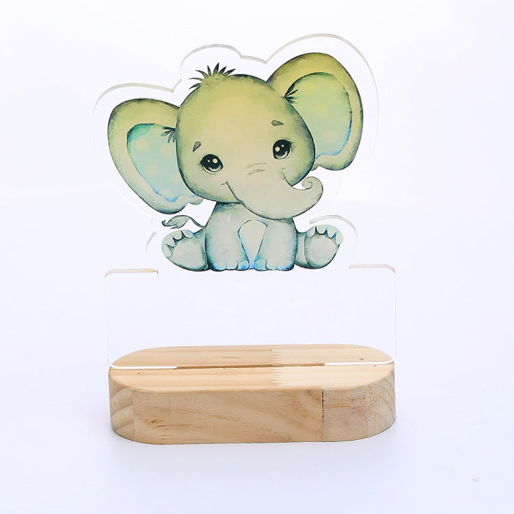 Baby Elephant With Lights Ornament