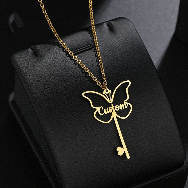 Butterfly Pendant Gold
