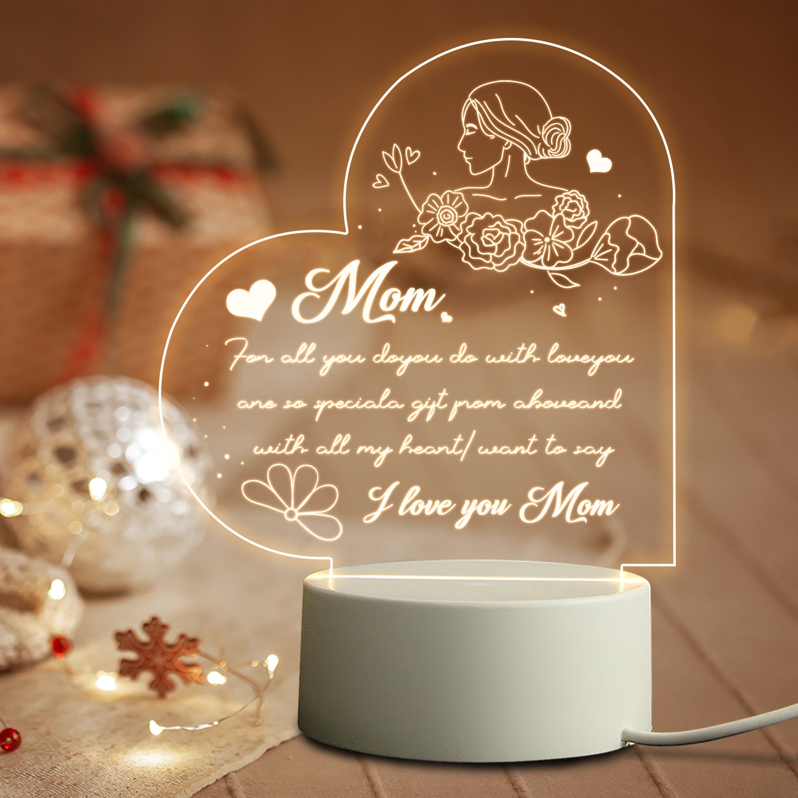 Mother's Day Birthday LED Gift